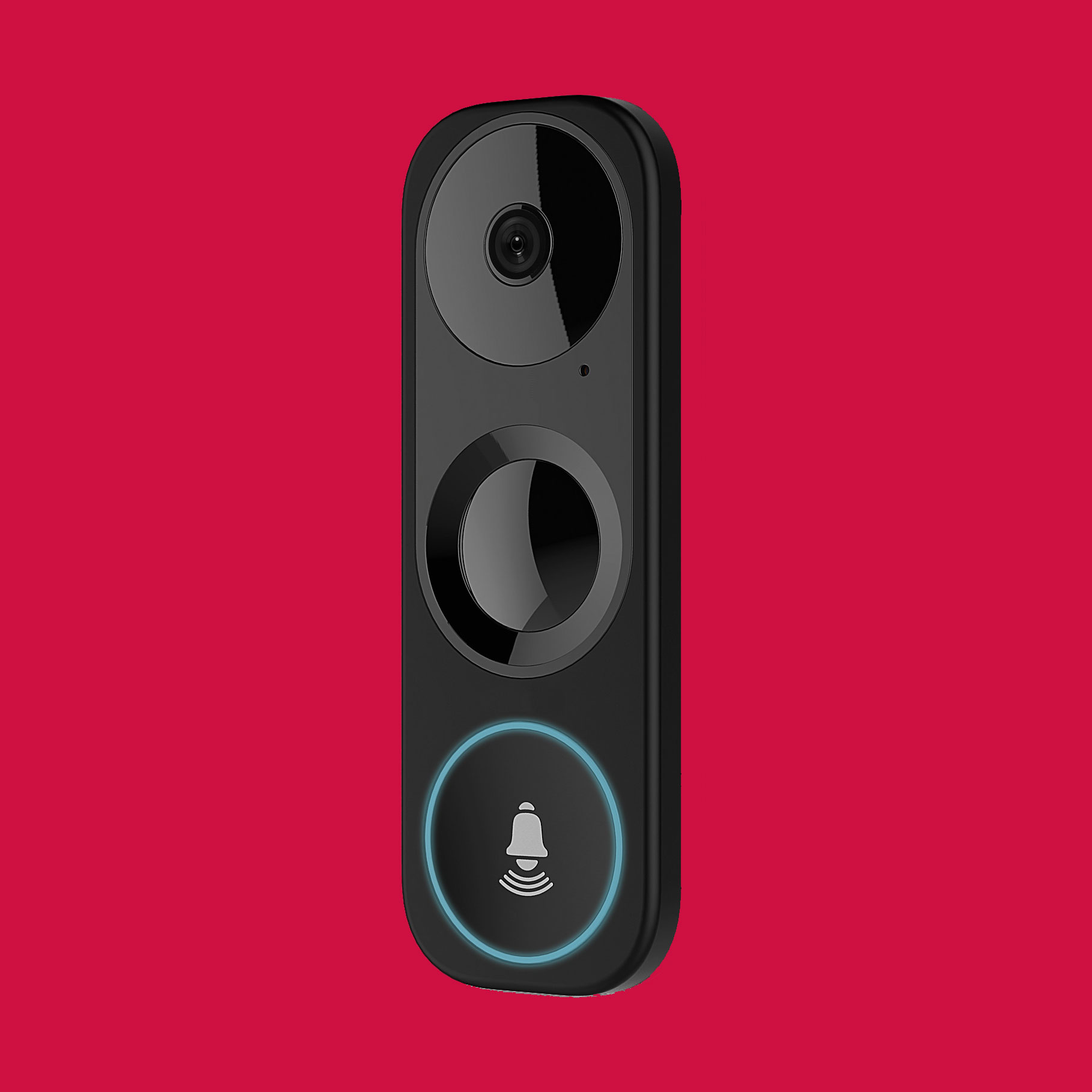 Doorbell Camera Red - ThinkPro Home Security
